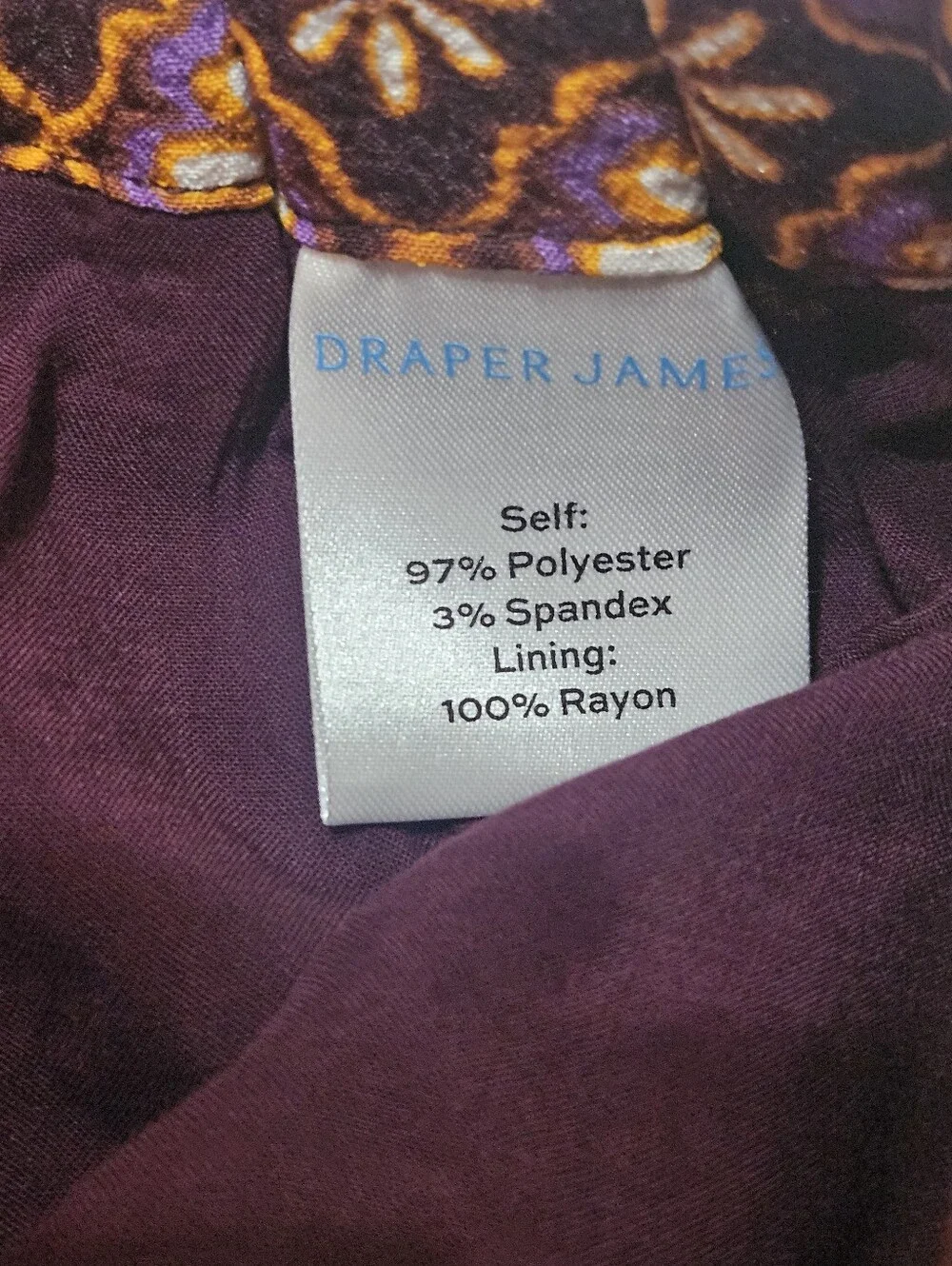 NWT Draper James Midi Skirt Womens XS Gold‎ Brown Black Geometric Gathered Waist